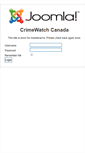 Mobile Screenshot of crimewatchcanada.com