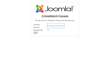 Tablet Screenshot of crimewatchcanada.com